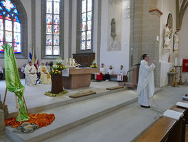 Feierlicher Gründungsgottesdienst der Pfarrei St. Heimerad (Foto: Karl-Franz Thiede)